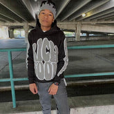 Winter Letters Puff Print Loose Hip Hop Streetwear Men&