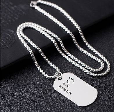 Hiphop pendant titanium steel chain pendant for men and women - pluto essentials 