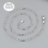Hip Hop Silver Necklace Men And Women Thick Type - pluto essentials 