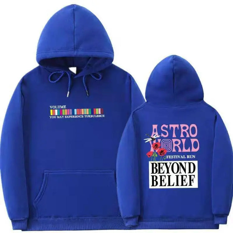 Multiple colour " Astro World" hoodie - pluto essentials 