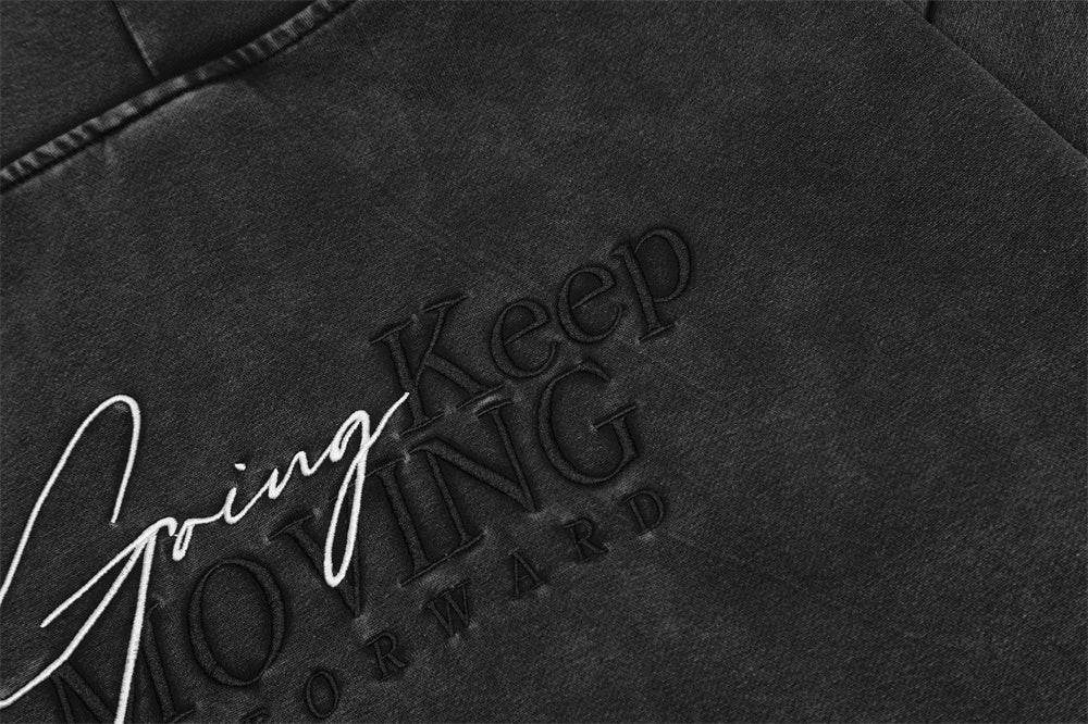 Washed Old Hooded Jacket For Men - pluto essentials 