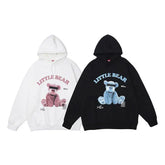 E Masked Bear Hooded Sweater - pluto essentials 