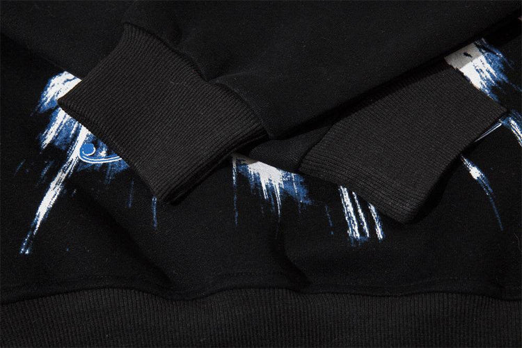 Printed Casual Sports Hoodie Men - pluto essentials 