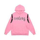 Fashion Letters Printed Hoodie Men - pluto essentials 