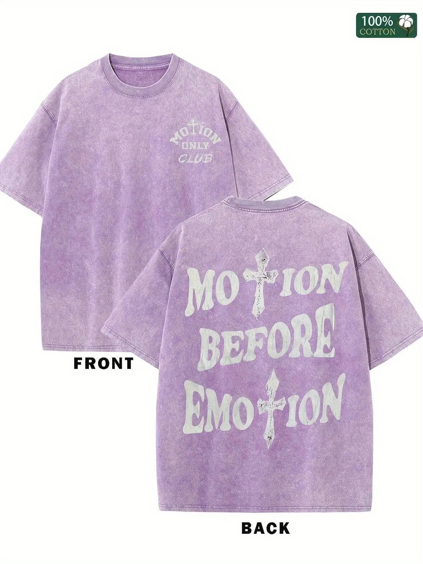 motion before emotion custom t-shirt - pluto essentials 