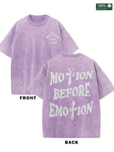 motion before emotion custom t-shirt - pluto essentials 