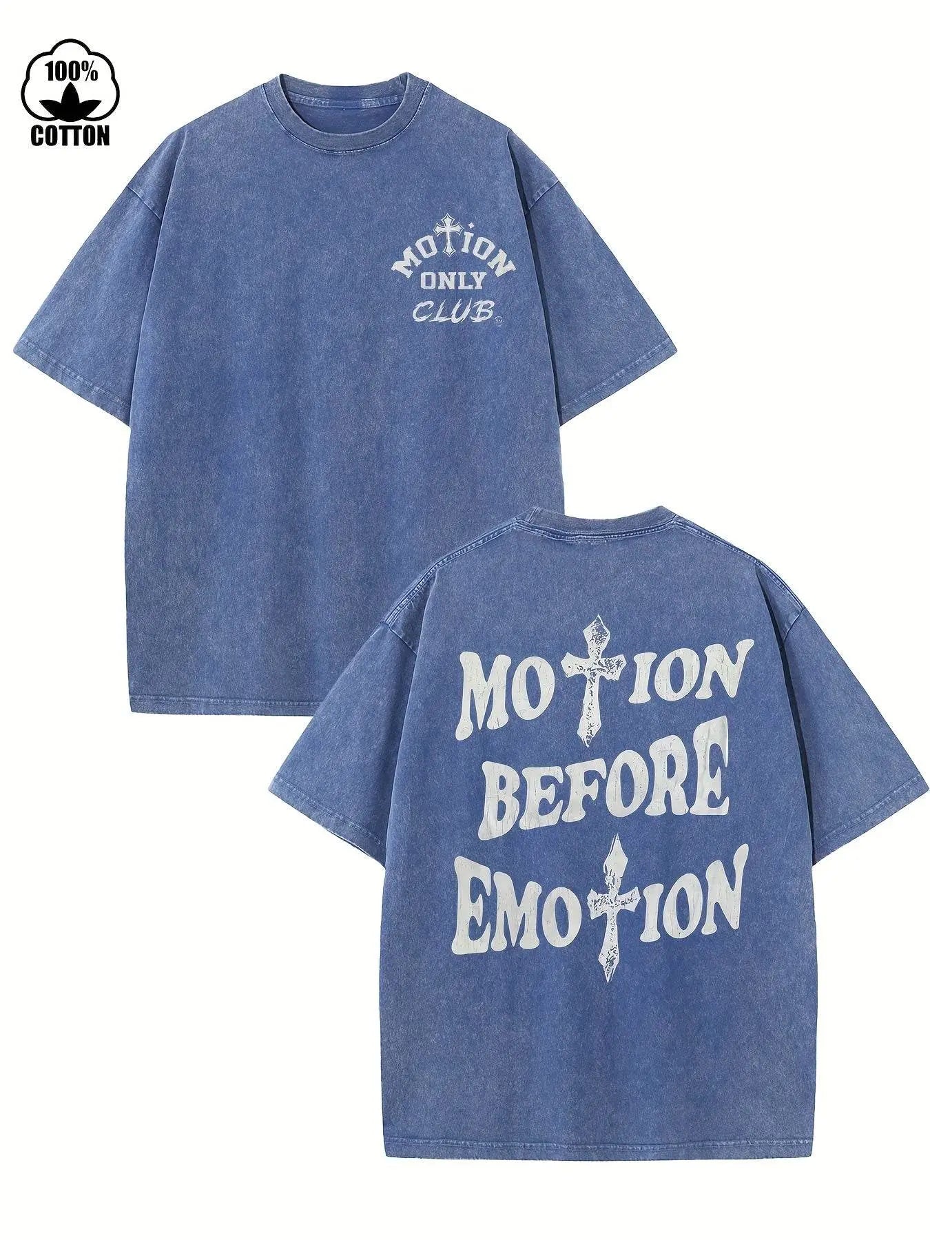 motion before emotion custom t-shirt - pluto essentials 