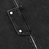 Washed Old Hooded Jacket For Men - pluto essentials 