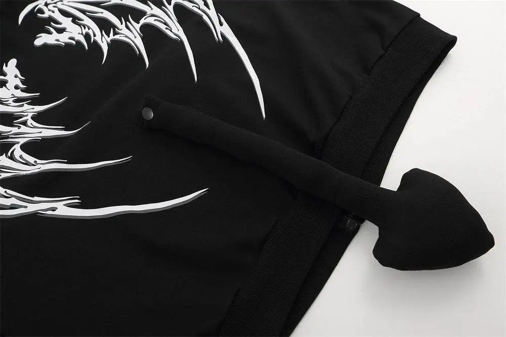 Fashion Horn Hoodie Coat Men - pluto essentials 