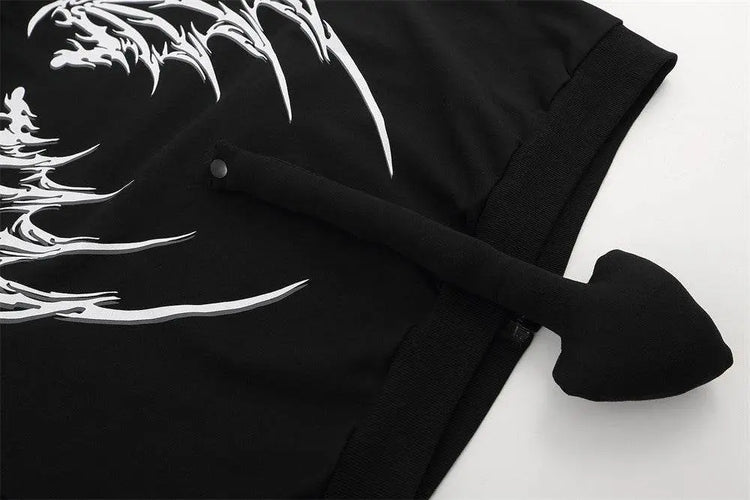 Fashion Horn Hoodie Coat Men - pluto essentials 