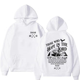 Christian Jesus Letters Print Hoodies Men Women&