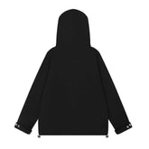 Drawstring Lace Hooded Sweater Men - pluto essentials 