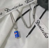 Hiphop pendant titanium steel chain pendant for men and women - pluto essentials 