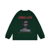 Fashion Printed Loose Sweatshirt Men - pluto essentials 