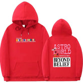 Multiple colour " Astro World" hoodie - pluto essentials 
