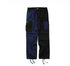 Contrasting color big pocket cargo pants - pluto essentials 