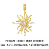 Colorful Zircon Hiphop Necklace - pluto essentials 