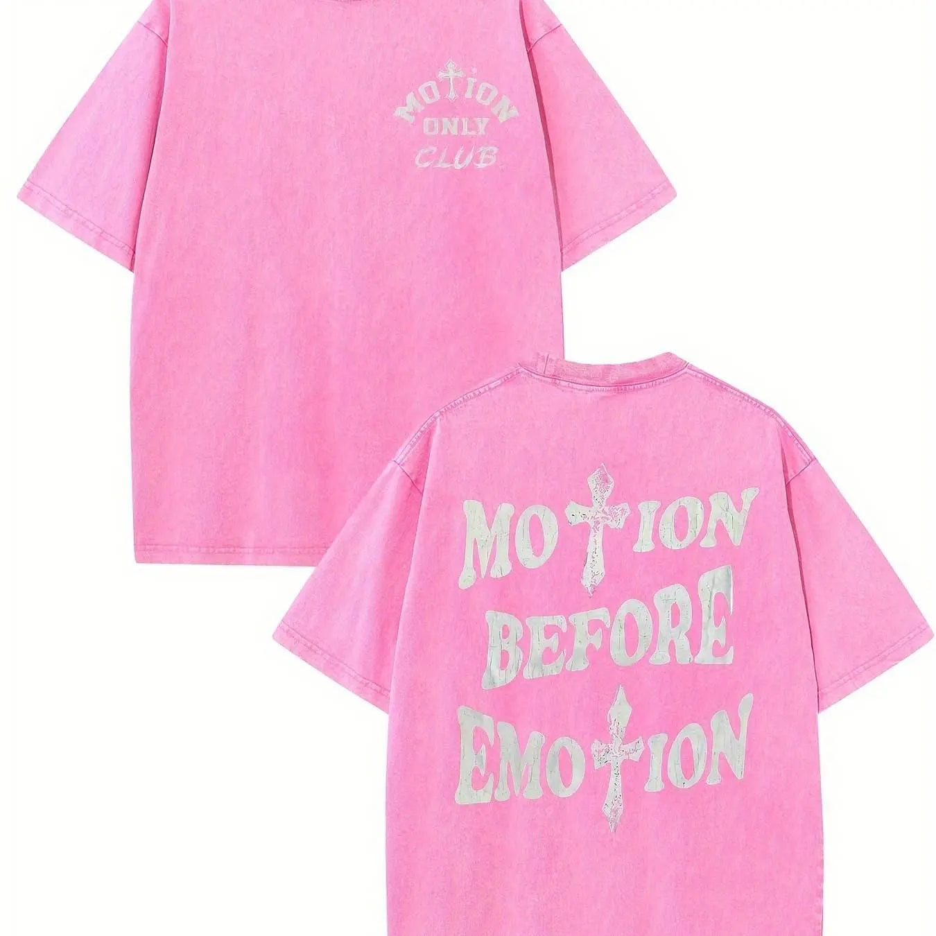 motion before emotion custom t-shirt - pluto essentials 