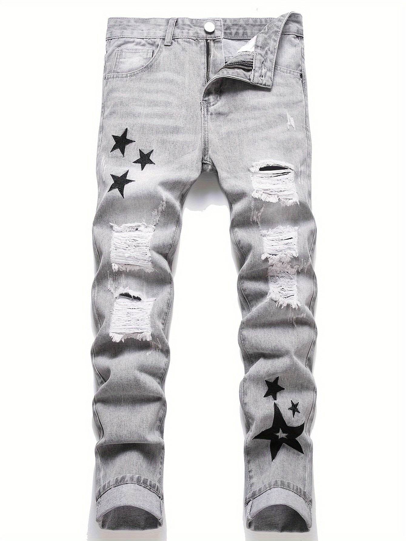 custom ripped jeans - pluto essentials 