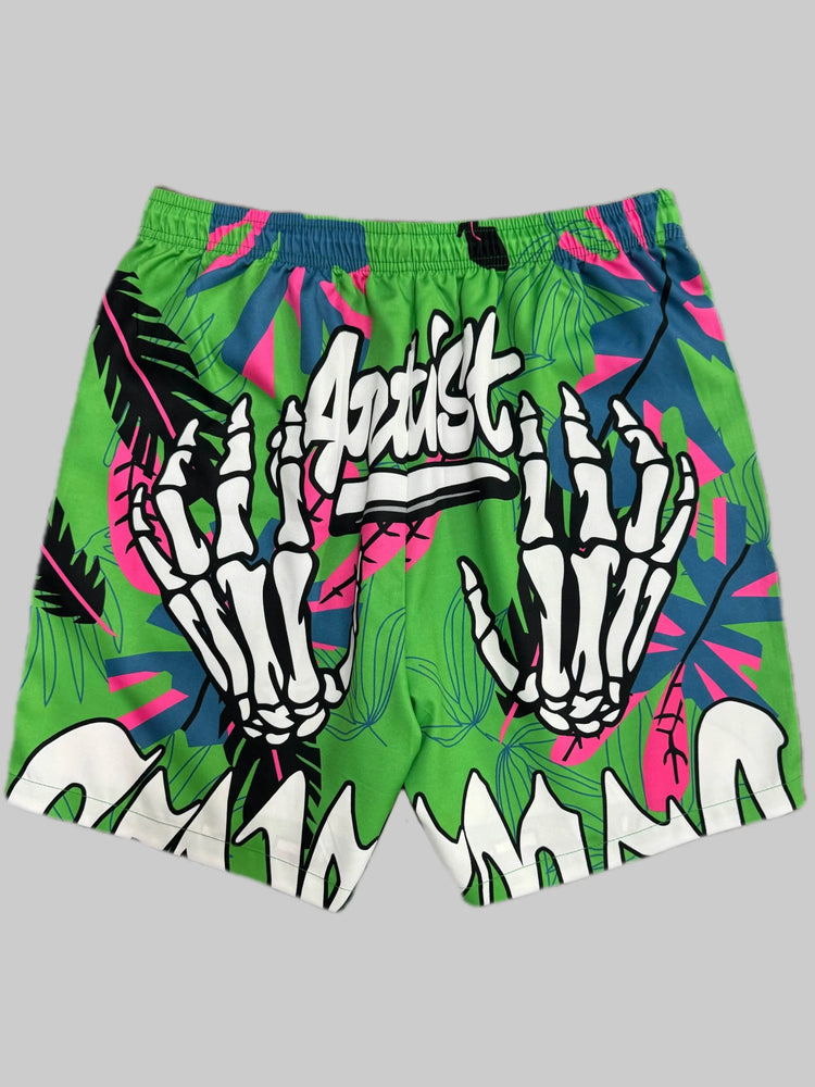 skeleton custom shorts - pluto essentials 