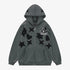 Harajuku Y2g Street Sweatshirt Hiphop Towel Embroidery Cardigan Hoodie - pluto essentials 