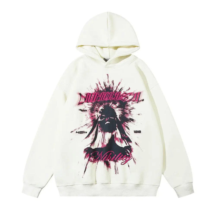 Printed Casual Sports Hoodie Men - pluto essentials 