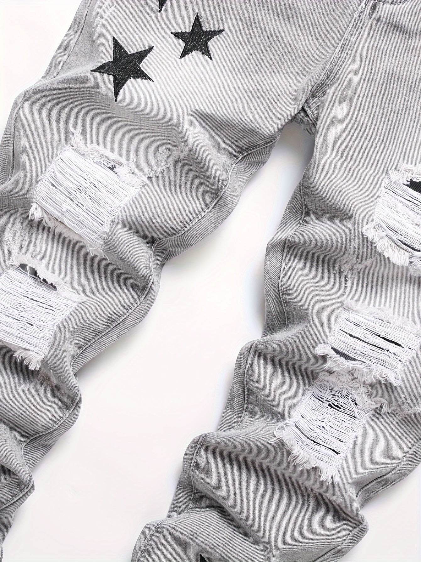 custom ripped jeans - pluto essentials 