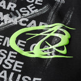 Fashion Letter Graffiti Printed Hoodie Men - pluto essentials 