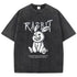 Cute Rabbit Print T-shirt Breathable T-shirt Streetwear - pluto essentials 