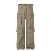 American Multi-pocket Cargo Pants Men&
