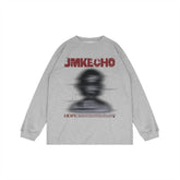 Fashion Printed Loose Sweatshirt Men - pluto essentials 