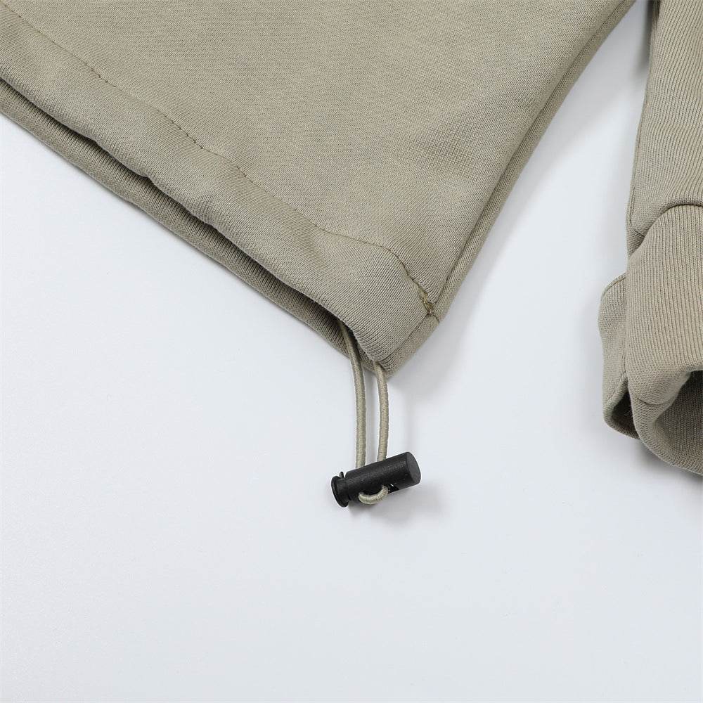 Drawstring Lace Hooded Sweater Men - pluto essentials 