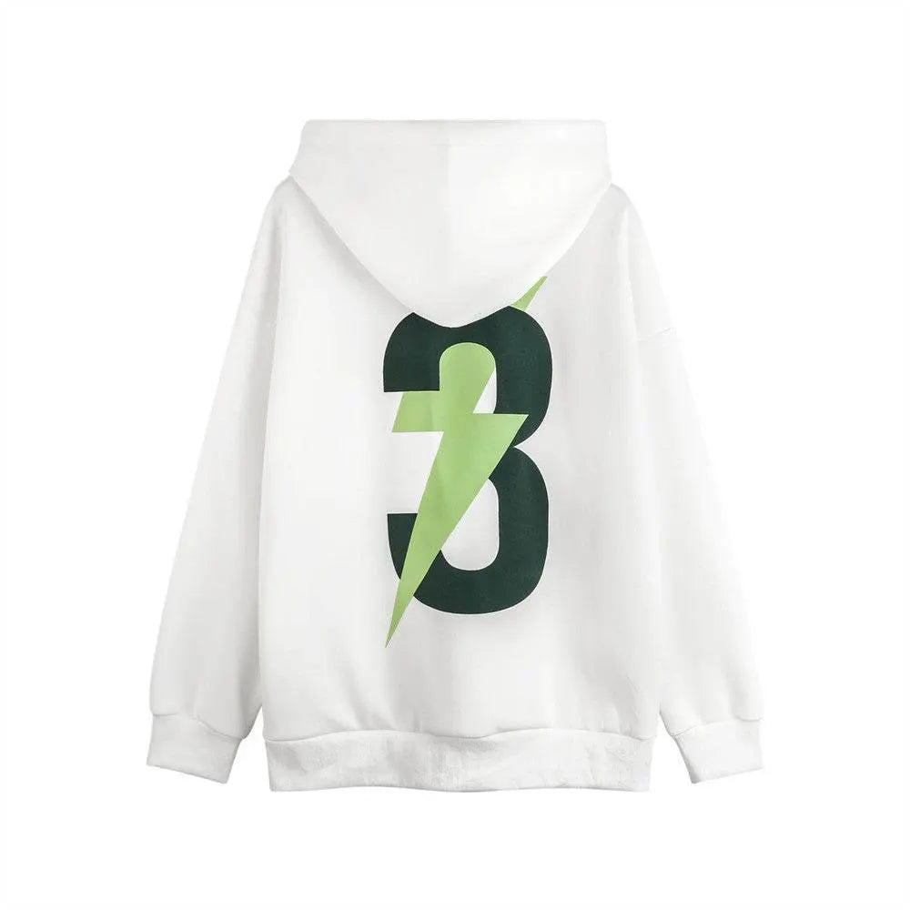 Fashion Lightning Printed Hoodie Men - pluto essentials 