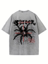 Retro Harajuku Street Spider Double-sided t-shirt - pluto essentials 