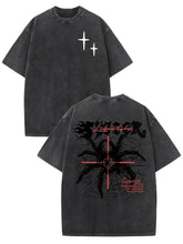 Retro Harajuku Street Spider Double-sided t-shirt - pluto essentials 