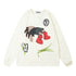 Cartoon Printed Crew Neck Sweatshirt Men - pluto essentials 