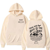 Christian Jesus Letters Print Hoodies Men Women&