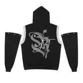 Fashion Letters Printed Hoodie Men - pluto essentials 