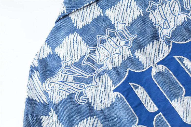 Mono Check Lapel Jacket - pluto essentials 