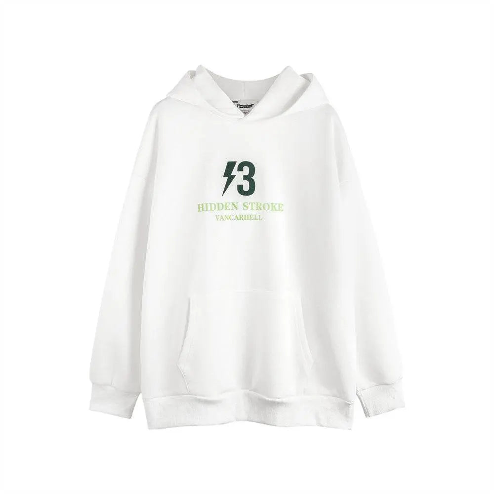 Fashion Lightning Printed Hoodie Men - pluto essentials 