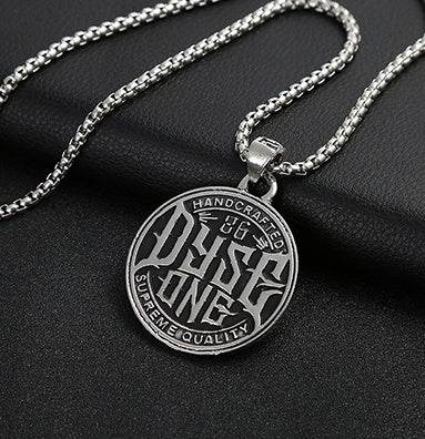 Hiphop pendant titanium steel chain pendant for men and women - pluto essentials 