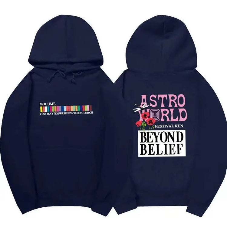 Multiple colour " Astro World" hoodie - pluto essentials 