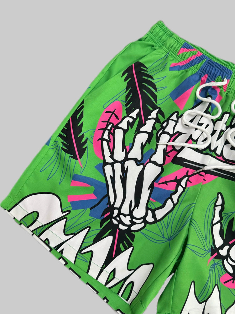 skeleton custom shorts - pluto essentials 