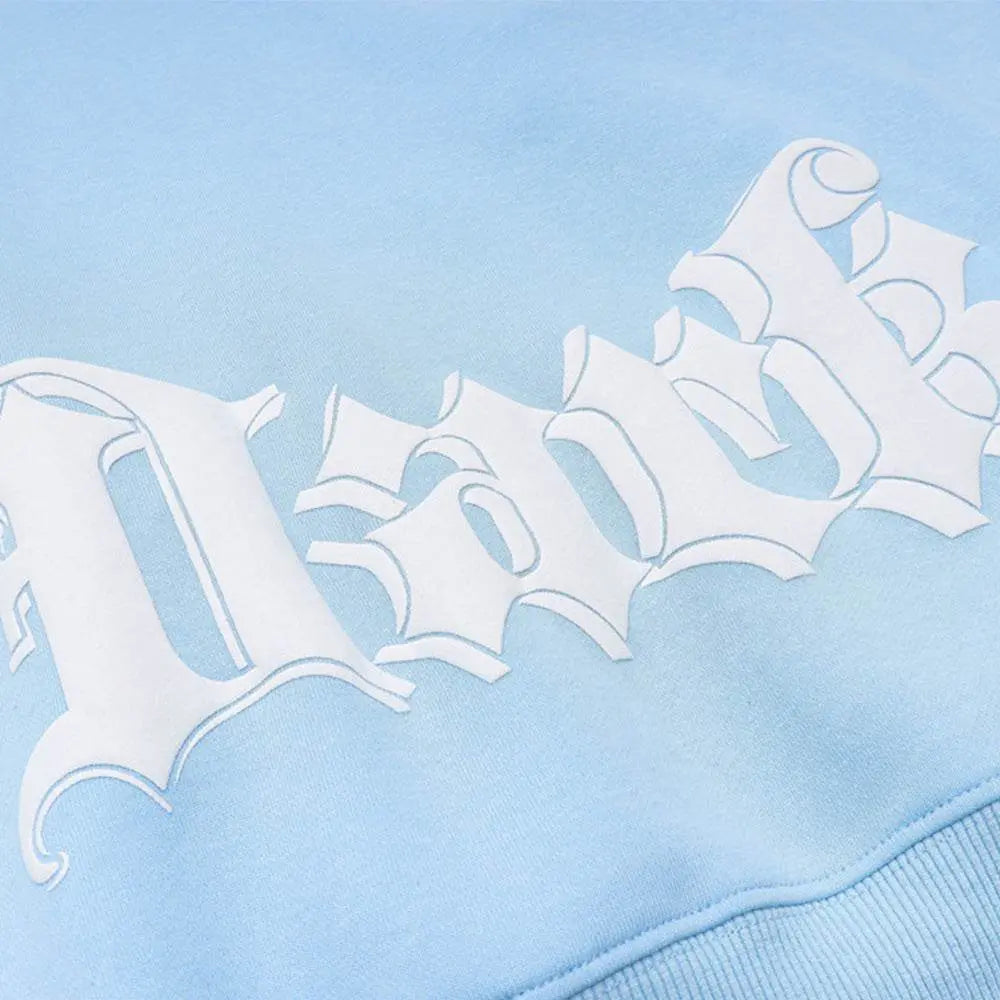 Gothic Letter Printed Hoodie Men - pluto essentials 