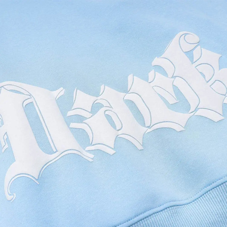 Gothic Letter Printed Hoodie Men - pluto essentials 