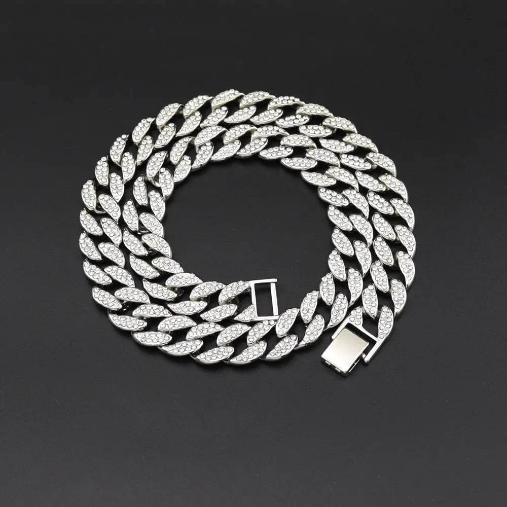 Hip Hop Miami 15mm Cuban Chain Men And Women - pluto essentials 