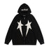 Hip Hop XINGX Printed Hoodie Men - pluto essentials 