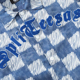 Mono Check Lapel Jacket - pluto essentials 