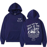 Christian Jesus Letters Print Hoodies Men Women&