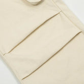 Loose Cargo Trousers Men Fashion Brands Knee Pleated - pluto essentials 